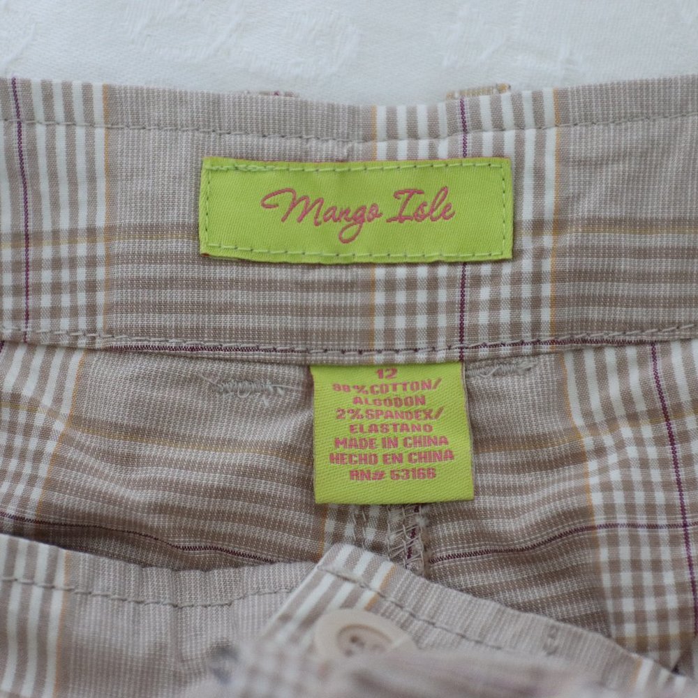 Women's Mango Isle Shorts Size 12 - Picture 2 of 11